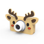 Mini Digital Sport Camera with 8.0mp Lens 2.0 Screen Elk - shaped Case & 32gb Memory for Kids