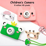 Mini Digital Sport Camera with 8.0mp Lens 2.0 Screen Elk - shaped Case & 32gb Memory for Kids