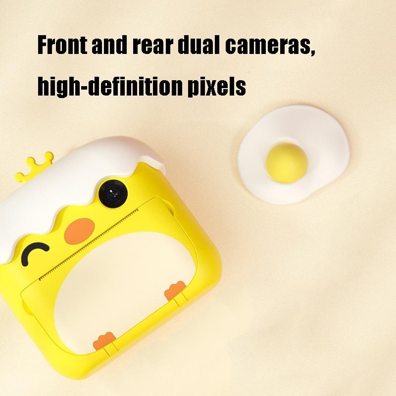 Mini Dual-lens Digital Camera Toy for Kids - Front & Rear