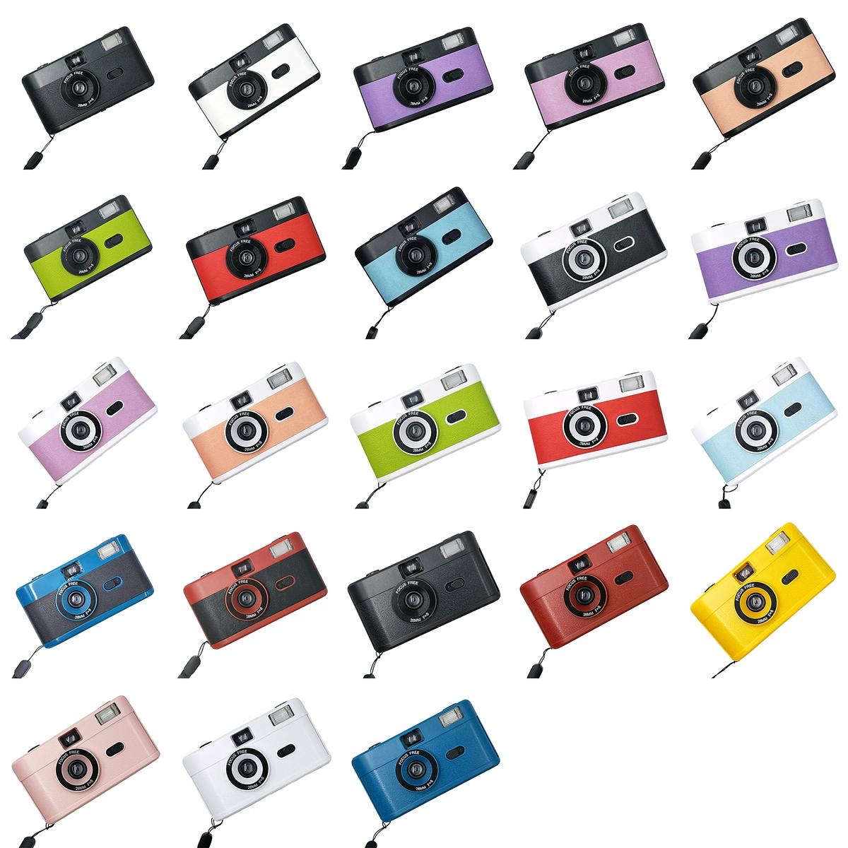 Retro Manual Reusable Film Camera for Kids - no Film - Black