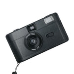 Retro Manual Reusable Film Camera for Kids - no Film - Black + Orange Pink