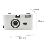 Retro Manual Reusable Film Camera for Kids - no Film - Black + Pink Purple