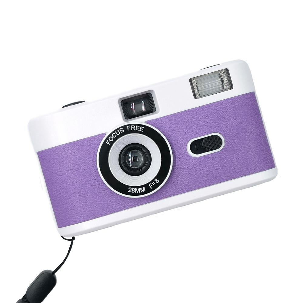 Retro Manual Reusable Film Camera for Kids - no Film - Blue + Black