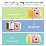 Smart Kids Thermal Camera With Printing Paper - 2.4 - Blue Focus - 503J Pink Fixed Focus