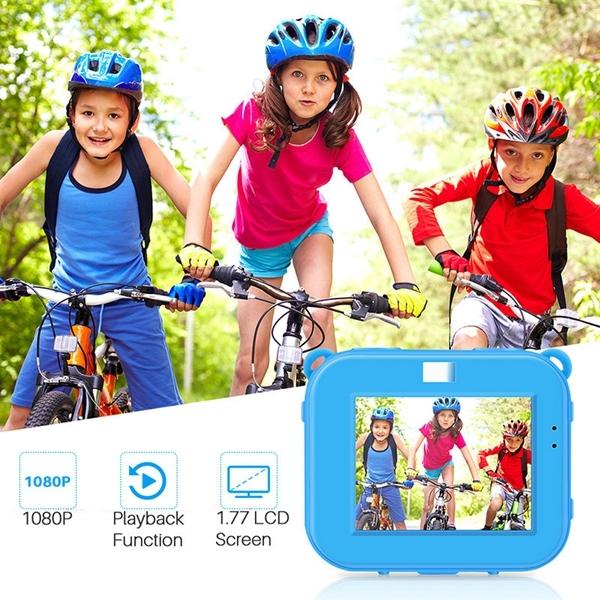 Waterproof 5.0mp Kids' Digital Camera with 1.77 Screen - G20 - Blue