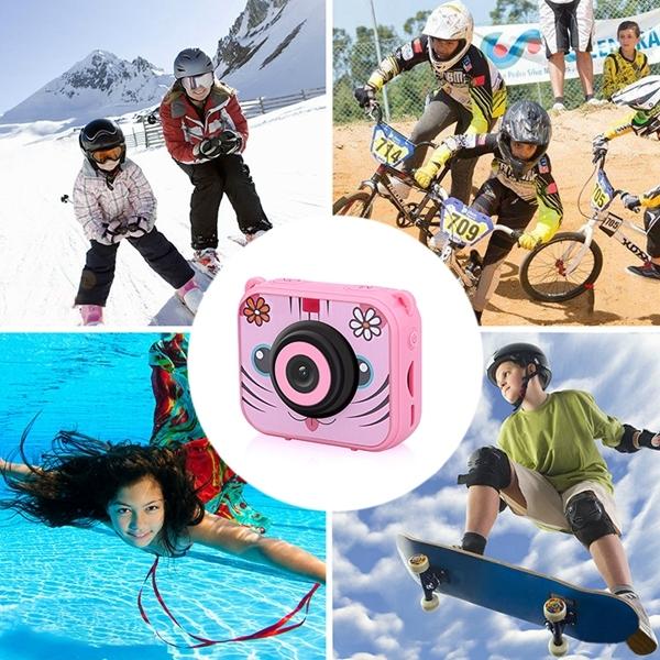 Waterproof 5.0mp Kids' Digital Camera with 1.77 Screen - G20 - Blue