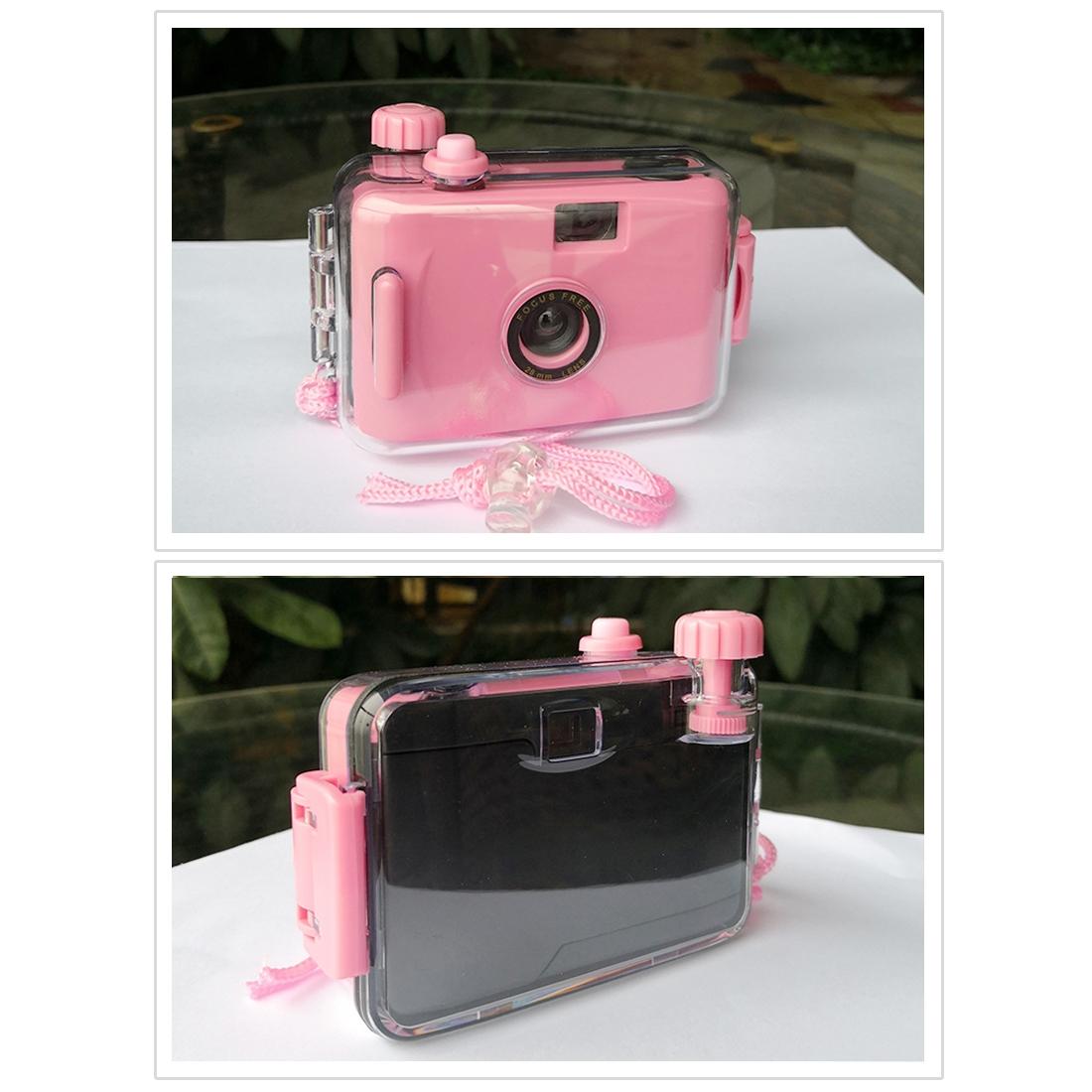 Waterproof Retro Film Camera for Kids - Mini Point - and - shoot 5m - Baby Blue