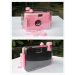 Waterproof Retro Film Camera for Kids - Mini Point - and - shoot 5m - Black White