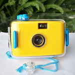 Waterproof Retro Film Camera for Kids - Mini Point - and - shoot 5m - White