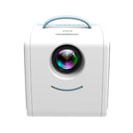 Portable Mini Projector For Kids - 1080P Led - Pink White