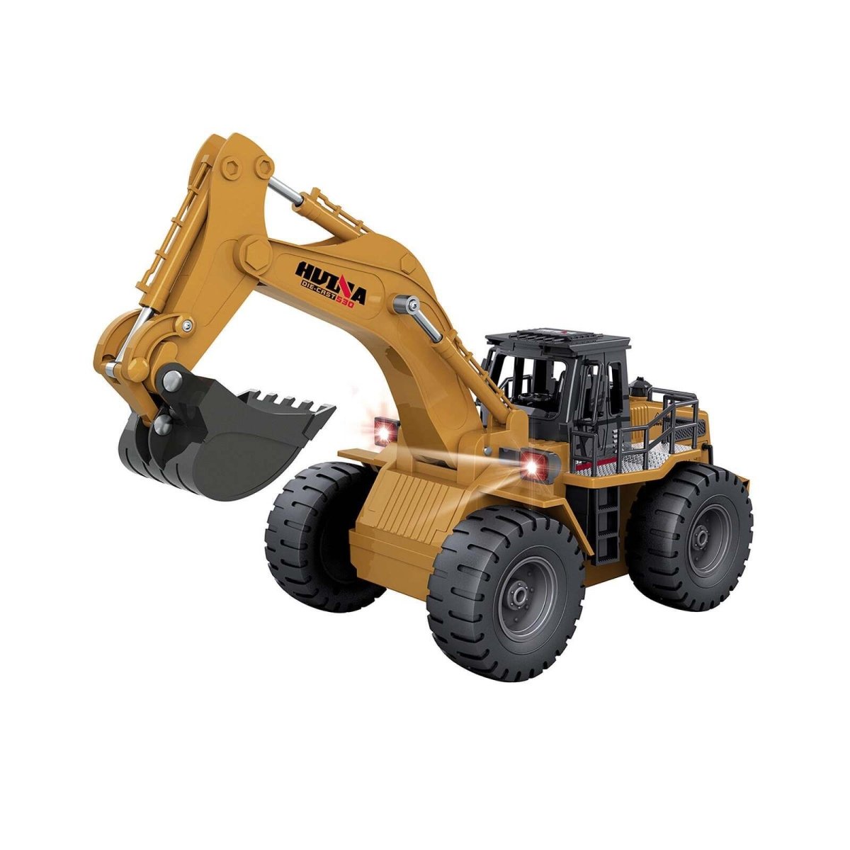Remote Control Excavator Model Truck (6 - Channel) w/ Driving Cab & Bucket