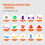 VEVOR Marble Run Set 150 PCS Building STEM Toy Educational Blocks Gift for Kids