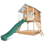 Lifespan Kids Winchester Cubby House with Elevation Platform and Green Slide