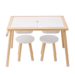 VEVOR Kids Sensory Table & Chair Set Sand Water Play Table with 2 Storage Bins