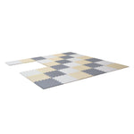 VEVOR Kids Foam Puzzle Floor Playmat 0.4 in 36 Pcs Interlocking EVA Soft Tiles