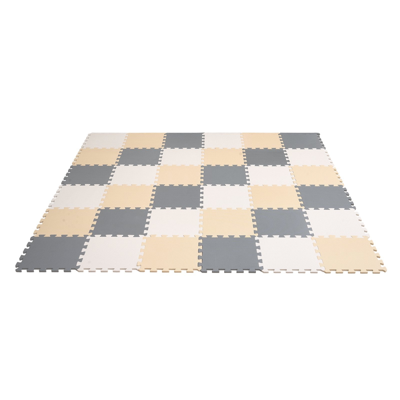 VEVOR Kids Foam Puzzle Floor Playmat 0.4 in 36 Pcs Interlocking EVA Soft Tiles