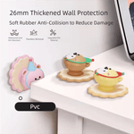 4 Pcs Yellow Adorable Bear Wall Protector - Multi - Use Self - Adhesive Door Stopper Bumper