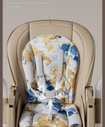 Mica ash 3-in-1 Convertible Baby High Chair - Adjustable, Foldable Feeding Seat with Rocking Function and Wheels