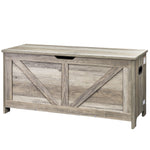 VEVOR Kids Toy Storage Bench Wooden Toy Box Chest 38.98 x 15.55 x 18.9 in Gray