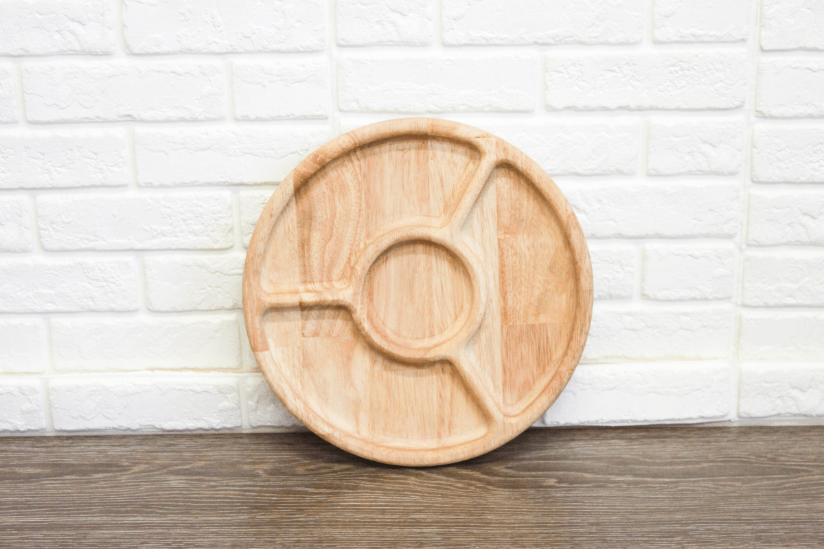Round Dividing Feeding Tray