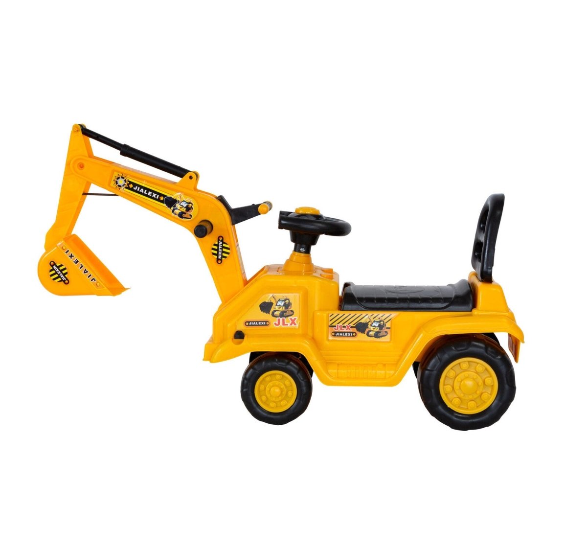 Ride - on Children’s Toy Excavator Truck (Yellow)