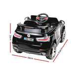 Rigo Kids Electric Ride On Car SUV BMW-Inspired X5 Toy Cars Remote 6V Black