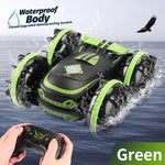 2.4G Amphibious Rc Vehicle - Green / Blue