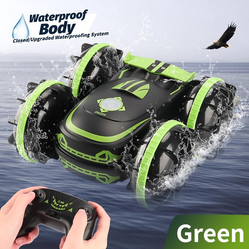 2.4G Amphibious Rc Vehicle - Green / Blue