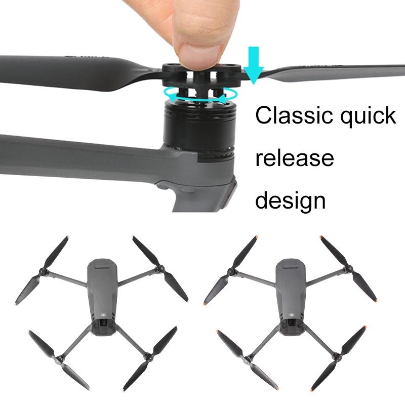 2 Sets Of Quick Release Paddle Blades For Mavic 3 - 9453F