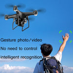 25-Minute Hd Aerial Photography Drone With Gesture Control - Black