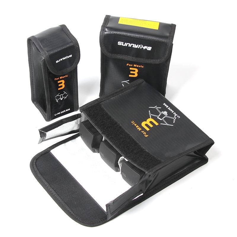 3-In-1 Mavic 3 Battery Storage Bags - Safe & Explosion-Proof