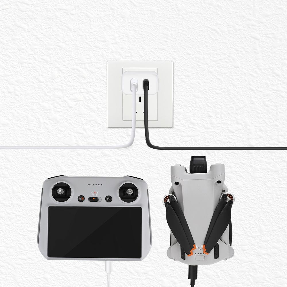 30W Dual Port Charger For Dji Mini 2 / 3 Pro - Gallium Nitride
