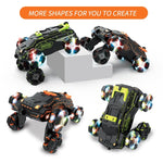 360-Degree Swing Arm Stunt Car With 2.4G Six-Wheel Drift Spray