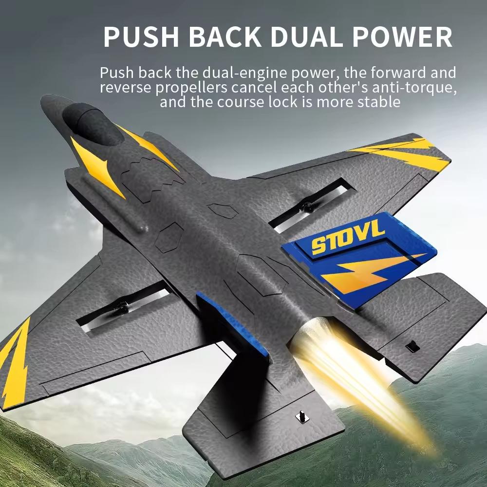 4-Channel Remote Control Stunt Tumbling Glider - Foam Model