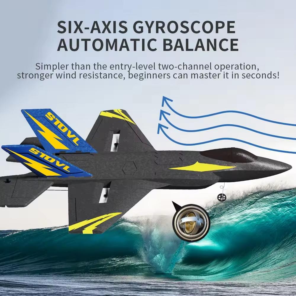 4-Channel Remote Control Stunt Tumbling Glider - Foam Model