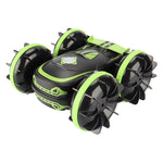 Amphibious Vehicle With Dual 2.4G Remotes - Green / Blue