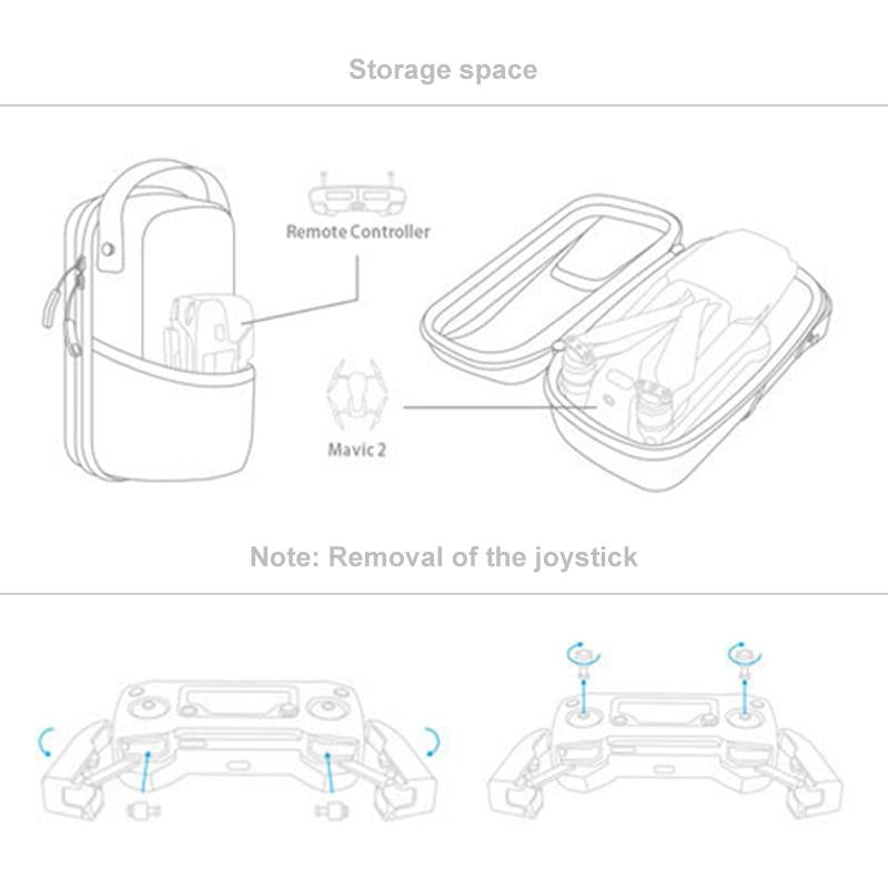 Compact Dji Mavic 2 Storage Bag - Portable