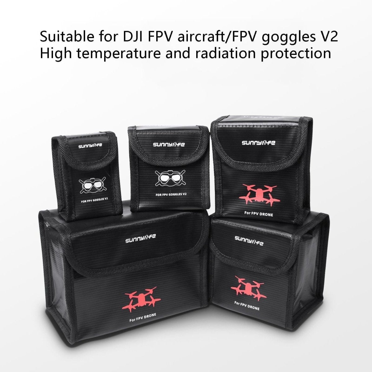 Dji Fpv Battery Explosion - Proof Bag For Glasses