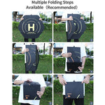 Double-Sided Folding Drone Apron With Ground Spikes - Universal Hexagonal Design
