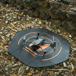 Double-Sided Folding Drone Apron With Ground Spikes - Universal Hexagonal Design