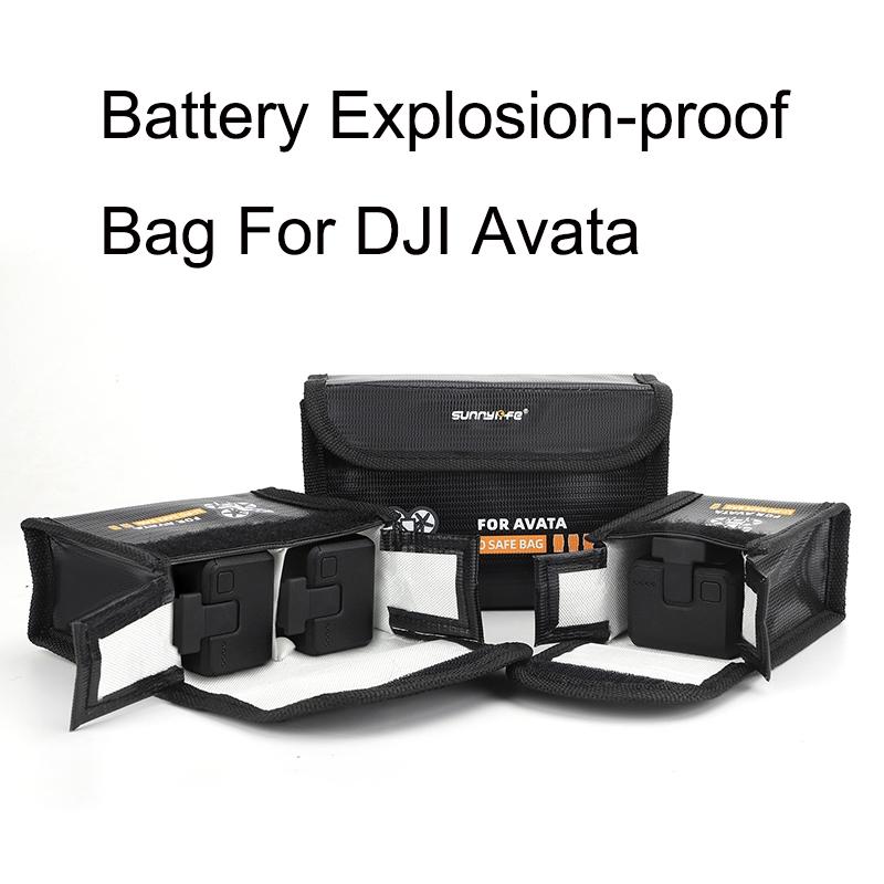 Explosion-Proof Battery Bag For Dji Avata Fits 2 Batteries