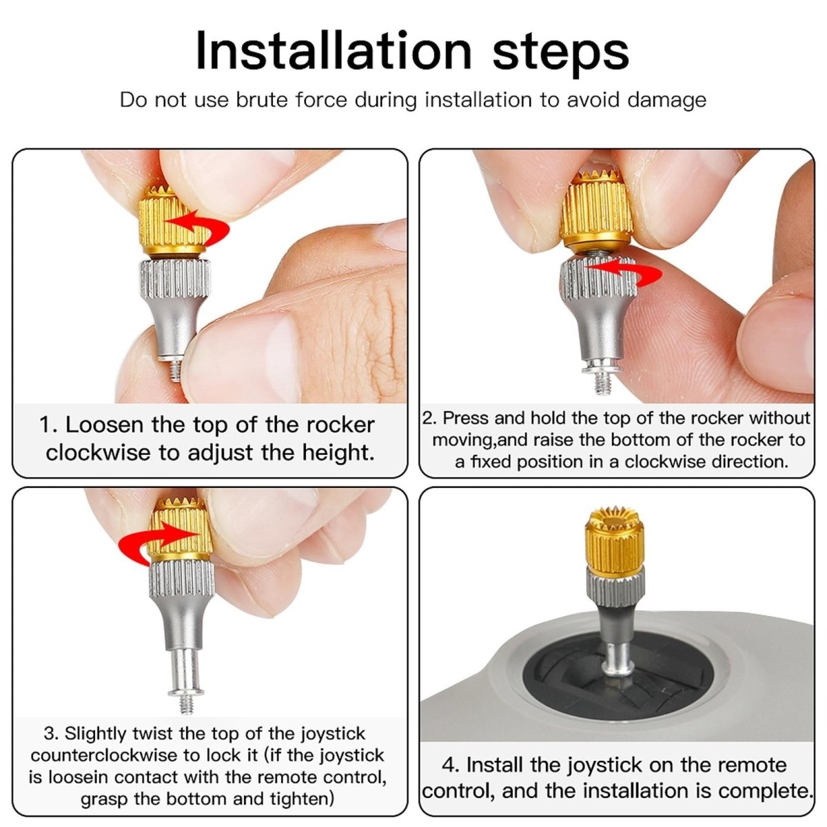 Foldable Joystick For Dji Fpv Remote Control