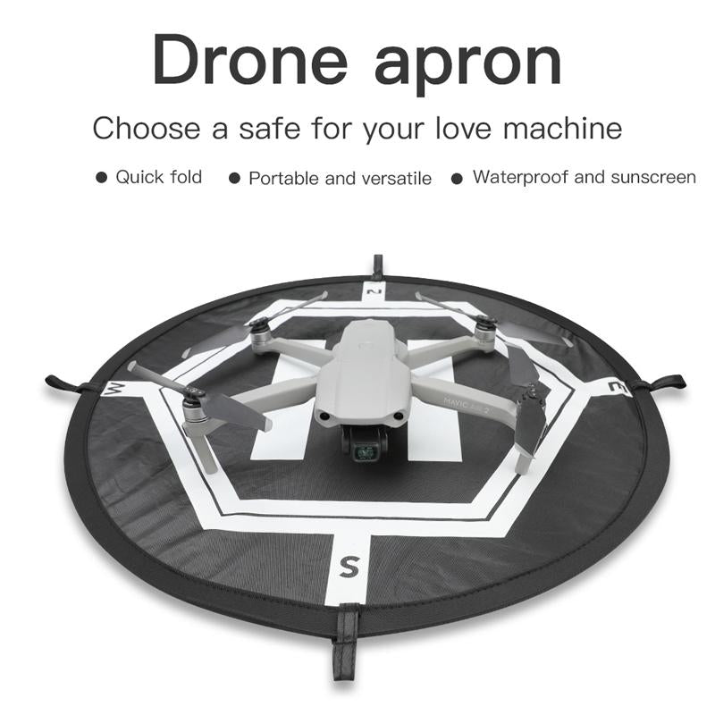 Foldable Landing Pad For Dji Mavic Mini / Air 2S / Fpv - 55Cm Round With Night Light