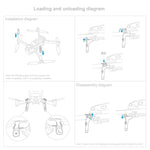 High Landing Stand For Dji Mavic 2 With Shock Absorption