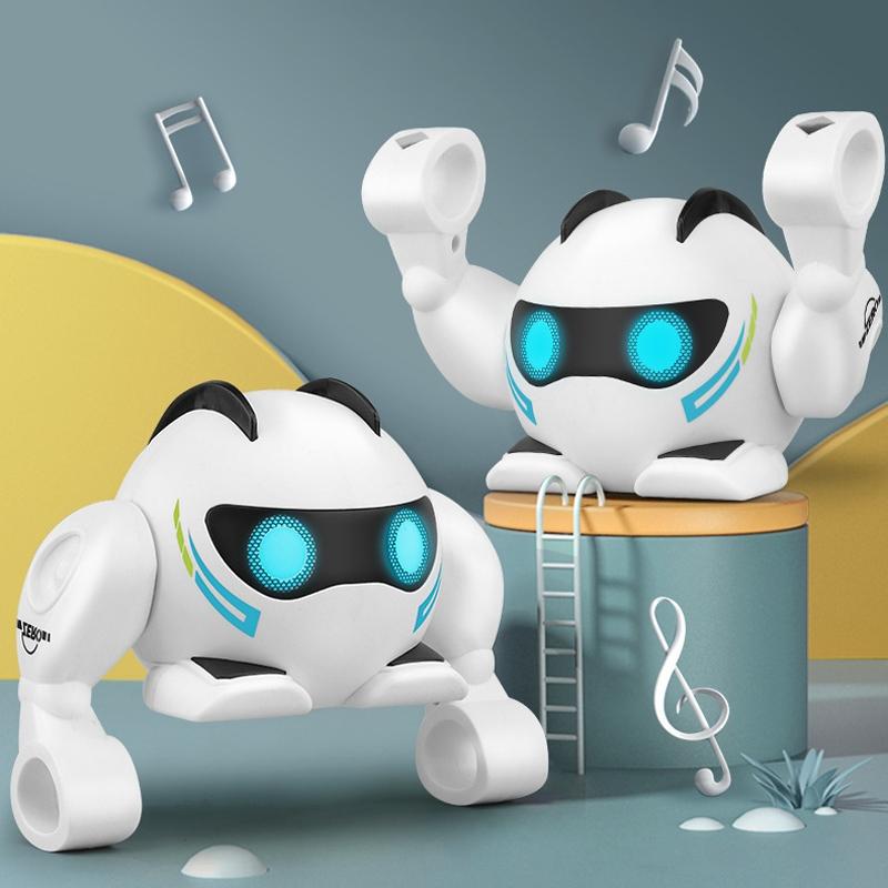 Intelligent Sound Control Dancing Robot - Tumbling & Crawling Toy