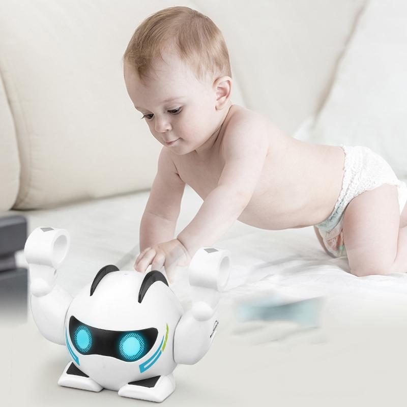 Intelligent Sound Control Dancing Robot - Tumbling & Crawling Toy