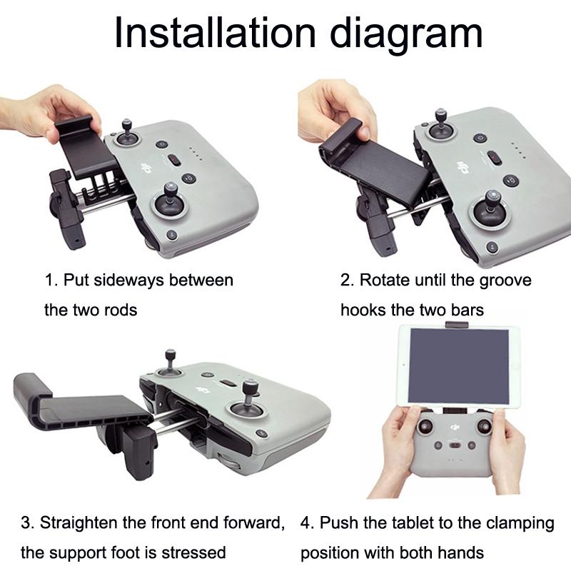 Large Extension Bracket For Dji Mavic Drones With Type C Cable
