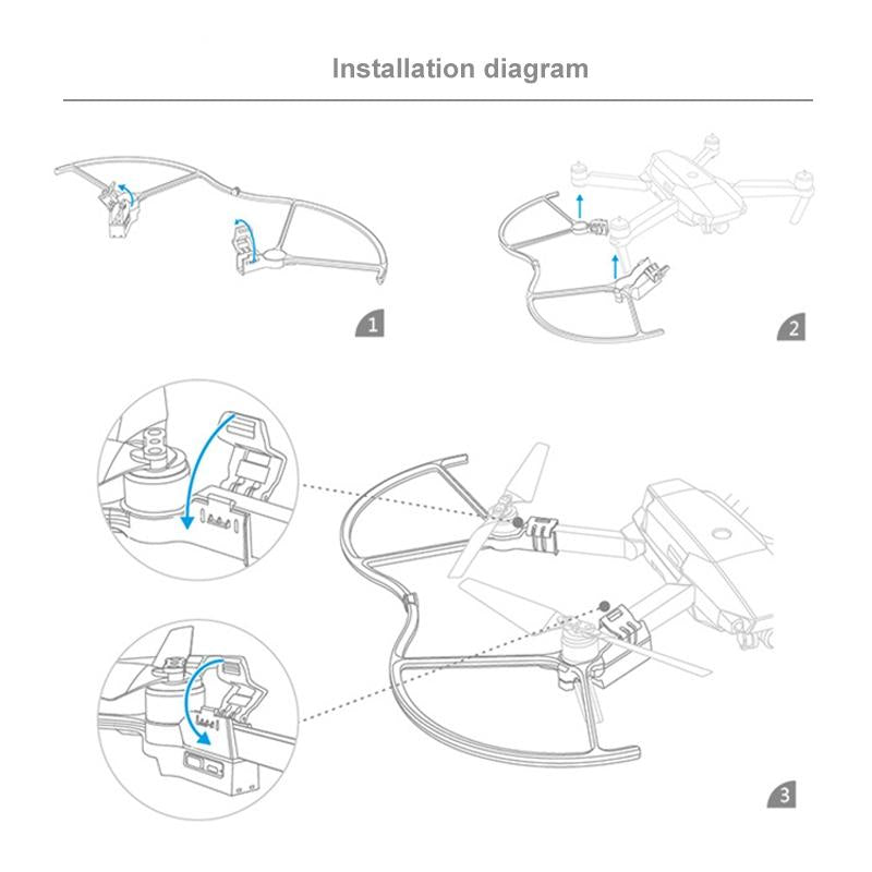 Led Lantern Paddle Cover For Dji Mavic Pro - Protection