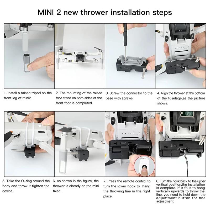 Mini 2 Drone Transport Thrower - Drop Device