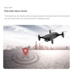 Mini Folding Drone For Aerial Photography - Standard Without Camera Gray